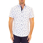 Catamaran Short Sleeve Button Up Shirt // White (XL)