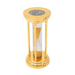 Jacob & Co. Yellow Gold Plated Hourglass Desk Clock // Yellow
