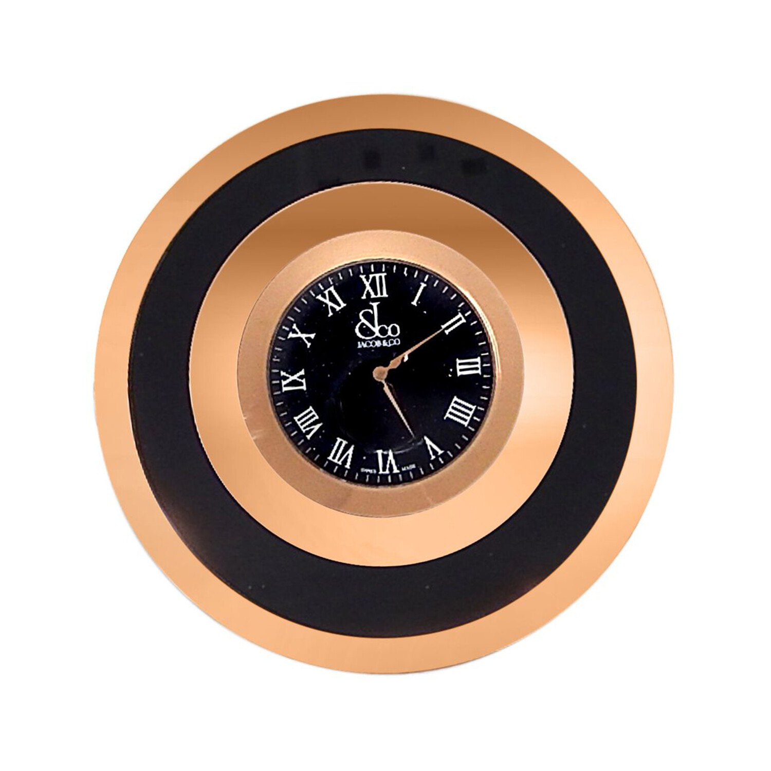 Jacob & Co. Yellow Gold Plated Hourglass Desk Clock // Yellow Jacob