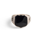 Signet Ring // Black Onyx (7.5)