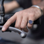 Signet Ring // Sapphire (12.5)