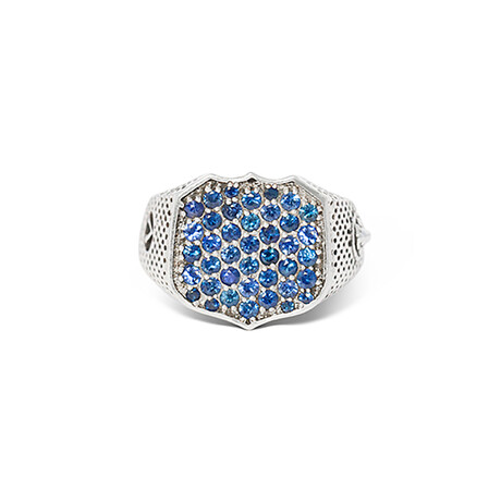 Signet Ring // Sapphire (7.5)