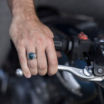 Signet Ring  // Bloodstone (7.5)