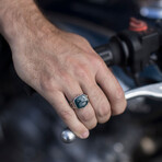 Signet Ring  // Bloodstone (7.5)