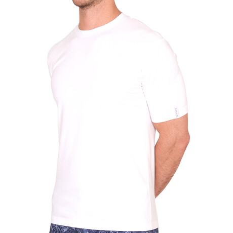 Greg Cotton Crew Neck T-Shirt // White (Small)