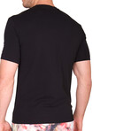 Marco Cotton Crew Neck T-Shirt // Black (Small)