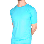 Gus Microfiber Crew Neck T-Shirt // Turquoise (Small)