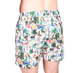 Bradley Classic Fit Swim Trunks // Garden (Small)