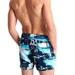 Franklin Classic Fit Swim Trunks // Ibiza (Small)