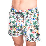 Bradley Classic Fit Swim Trunks // Garden (Small)