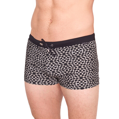 Chandler Fitted Swim Trunk // Chromatic (Small)