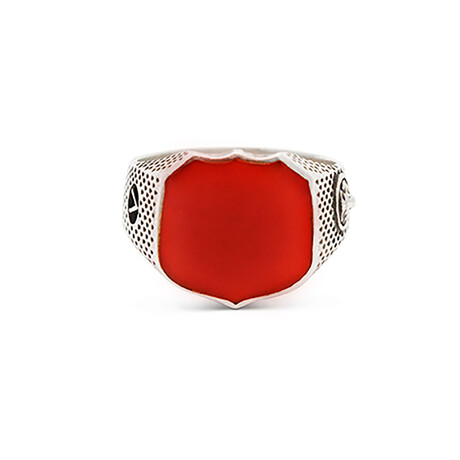 Signet Ring // Carnelian (7.5)