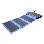 Solar Battery Charger // 25000 mAh Power Bank // Blue