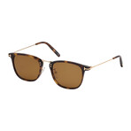 Men's Beau Square Sunglasses // Havana + Brown