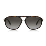 Men's Jacob Pilot Sunglasses // Havana + Smoke