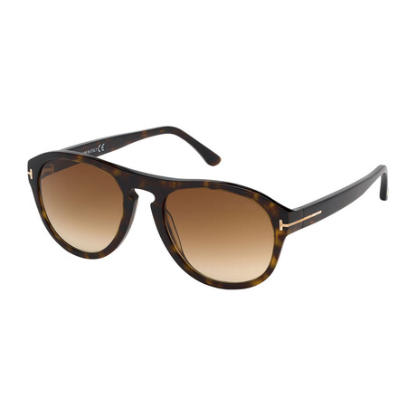 Men's Austin Pilot Sunglasses // Havana + Brown