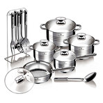 Jumbo Stainless Steel Cookware Set // 17pcs