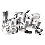 Jumbo Stainless Steel Cookware Set // 27pcs