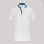 Milan Short Sleeve Polo Shirt // White (M)