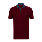 Denali Short Sleeve Polo Shirt // Bordeaux (L)