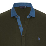 Tahoe Short Sleeve Polo Shirt // Olive (M)