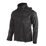 Camo 2 Cresta Zipper Jacket // Black (S)