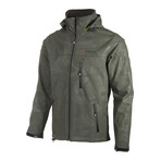 Camo 2 Cresta Zipper Jacket // Green (XS)