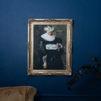 Money Boy // Gold Frame (30"H x 25"W x 2.3"D)