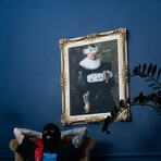 Money Boy // Gold Frame (30"H x 25"W x 2.3"D)