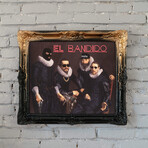 Bandido // Black + Gold Frame (15"H x 13"W x 1.5"D)