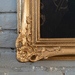 Money Boy // Gold Frame (30"H x 25"W x 2.3"D)