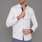 Basel Button Down Shirt // White (XL)