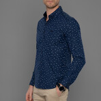 Troyes Button Down Shirt // Navy (XL)