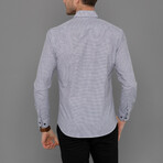 Avignon Button Down Shirt // Black + White (XL)