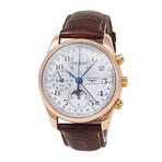 Longines Master Moonphase Chronograph Automatic // L2.673.8.78.3 // Pre-Owned