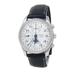Longines Master Moonphase Chronograph Automatic // L2.673.4.78.3 // Pre-Owned