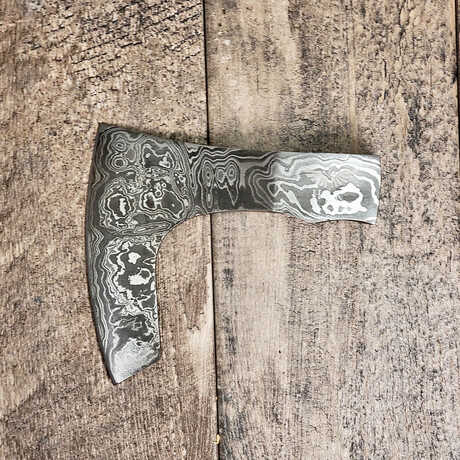 Damascus Axe Head