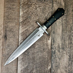 D2 Large Dagger Engraved // Coffin Handle