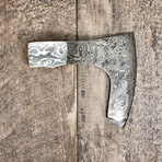 Damascus Axe Head