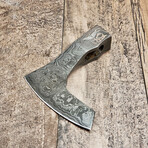 Damascus Axe Head