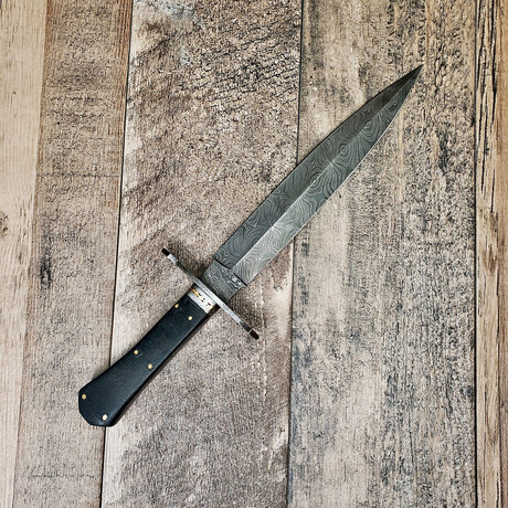 Damascus Dagger // Coffin Handle