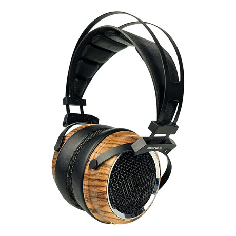 Phoenix Headphones // Polycarbonate Film + Zebra Wood