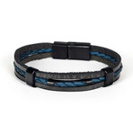 Kudus Bracelet // Black + Blue