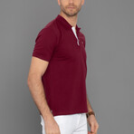 Al Short Sleeve Polo // Bordeaux (3XL)