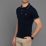 Lewis Short Sleeve Polo // Navy (M)