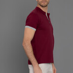 Orlando Short Sleeve Polo // Bordeaux (XS)