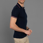 Lewis Short Sleeve Polo // Navy (S)
