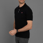 Morgan Short Sleeve Polo // Black (XS)