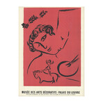 Marc Chagall // The Painter In Rose, 1959 // Lithograph