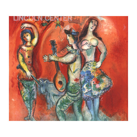 Marc Chagall // Carmen // 1966 Lithograph